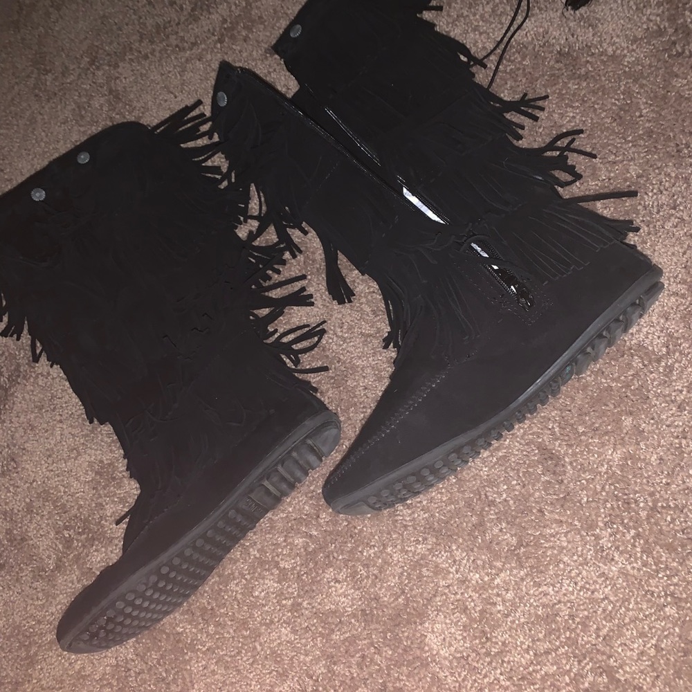 Suede Indian boots